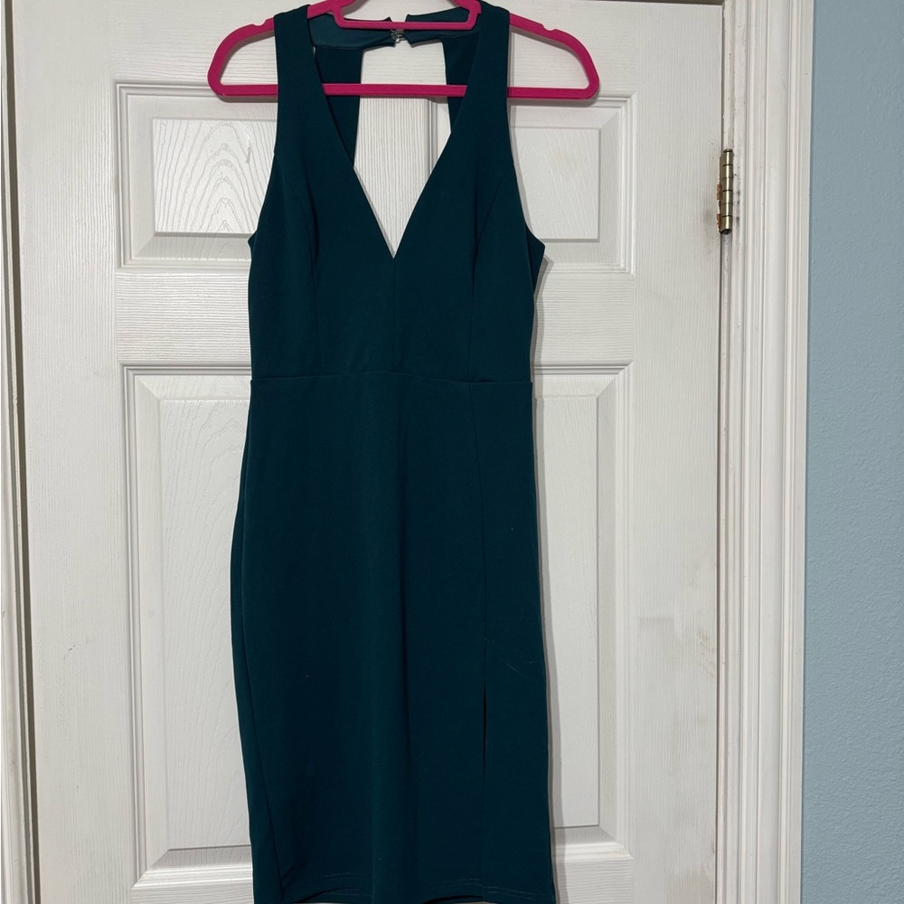 Elegant Teal Dress